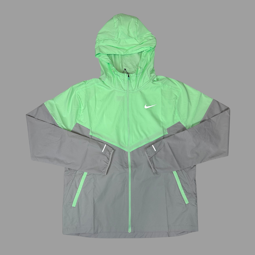 nike windrunner white grey
