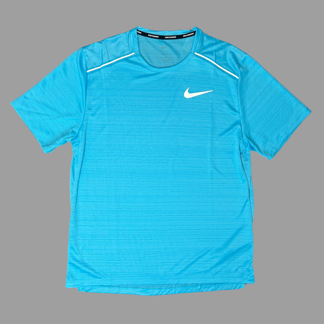 mens blue nike miler t shirt