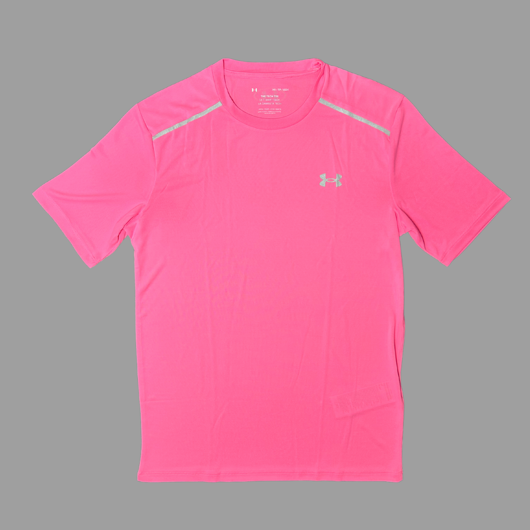 Under Armour Reflective T-Shirt - Baby Pink