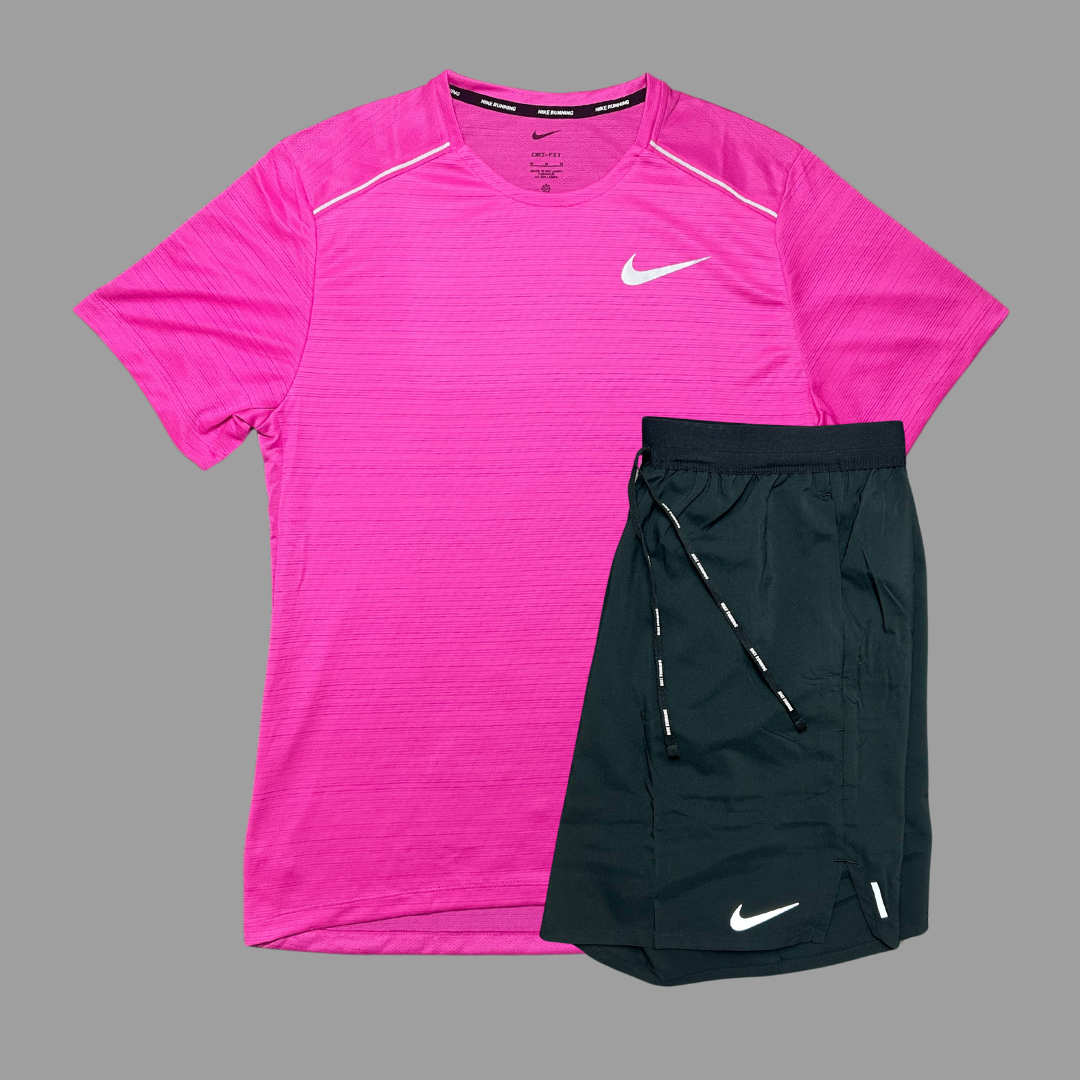 Nike Miler 1.0 Set - Hyper Pink/Black – kintaroclo