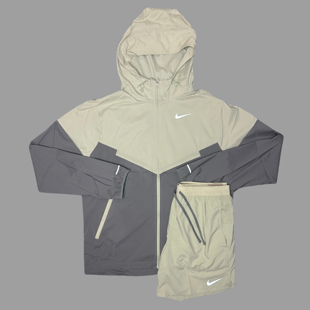 Nike Windrunner Set - Olive/Natural Gray
